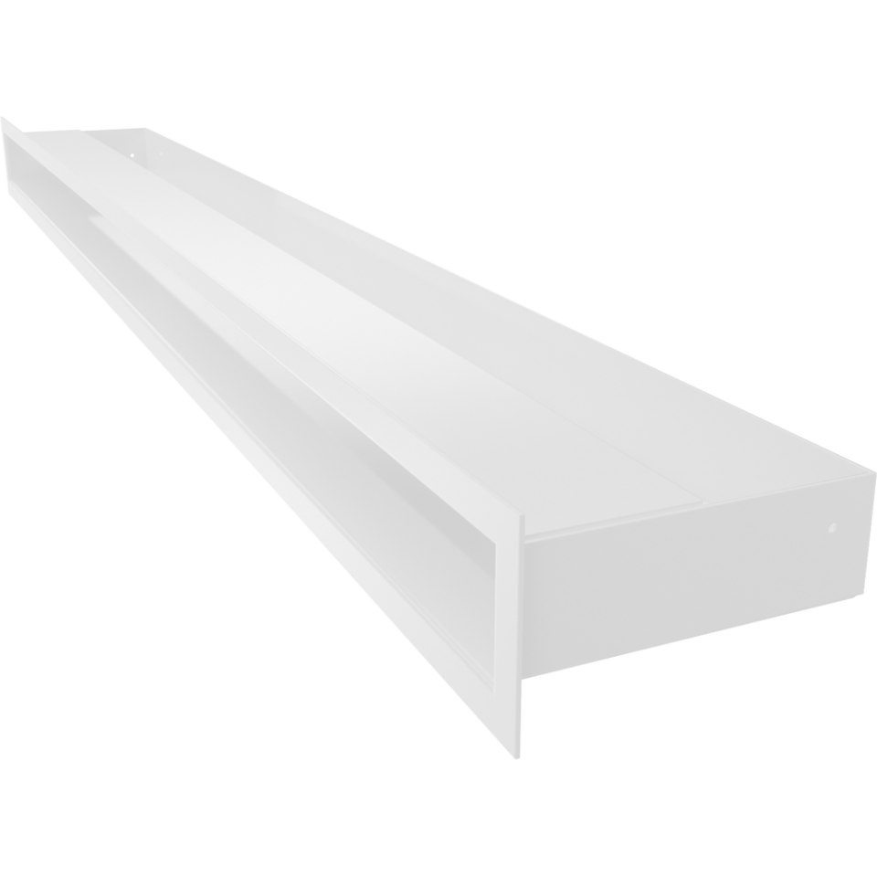 Kratki Lüftungsgitter | 60x1000x98mm | weiß | LUFT/6/100/B