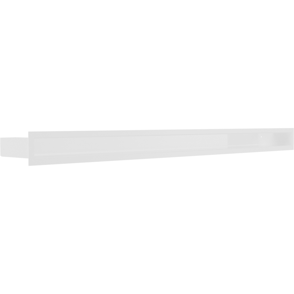 Kratki Lüftungsgitter | 60x1000x80mm | weiß | LUFT/6/100/B/SF