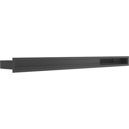 Kratki Lüftungsgitter | 60x1000x98mm | schwarz | LUFT/6/100/C