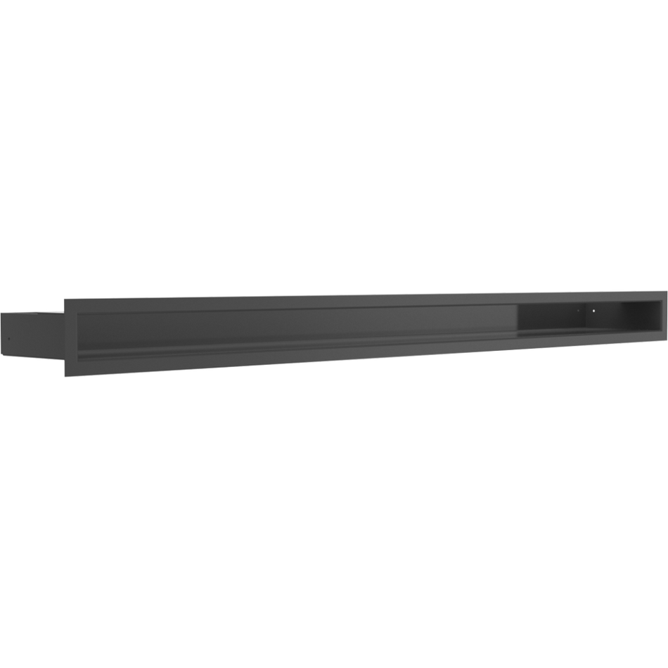Kratki Lüftungsgitter | 60x1000x80mm | schwarz | LUFT/6/100/C/SF