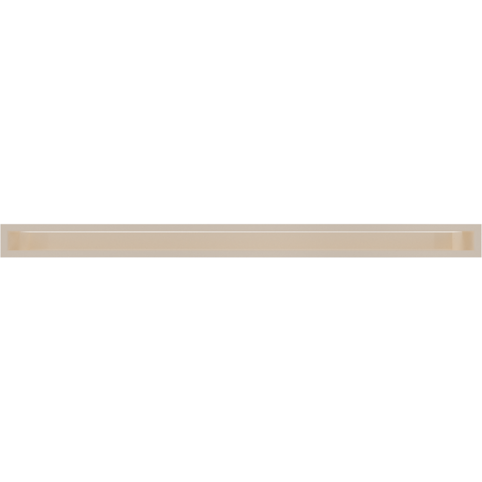 Kratki Lüftungsgitter | 60x1000x80mm | creme | LUFT/6/100/K/SF