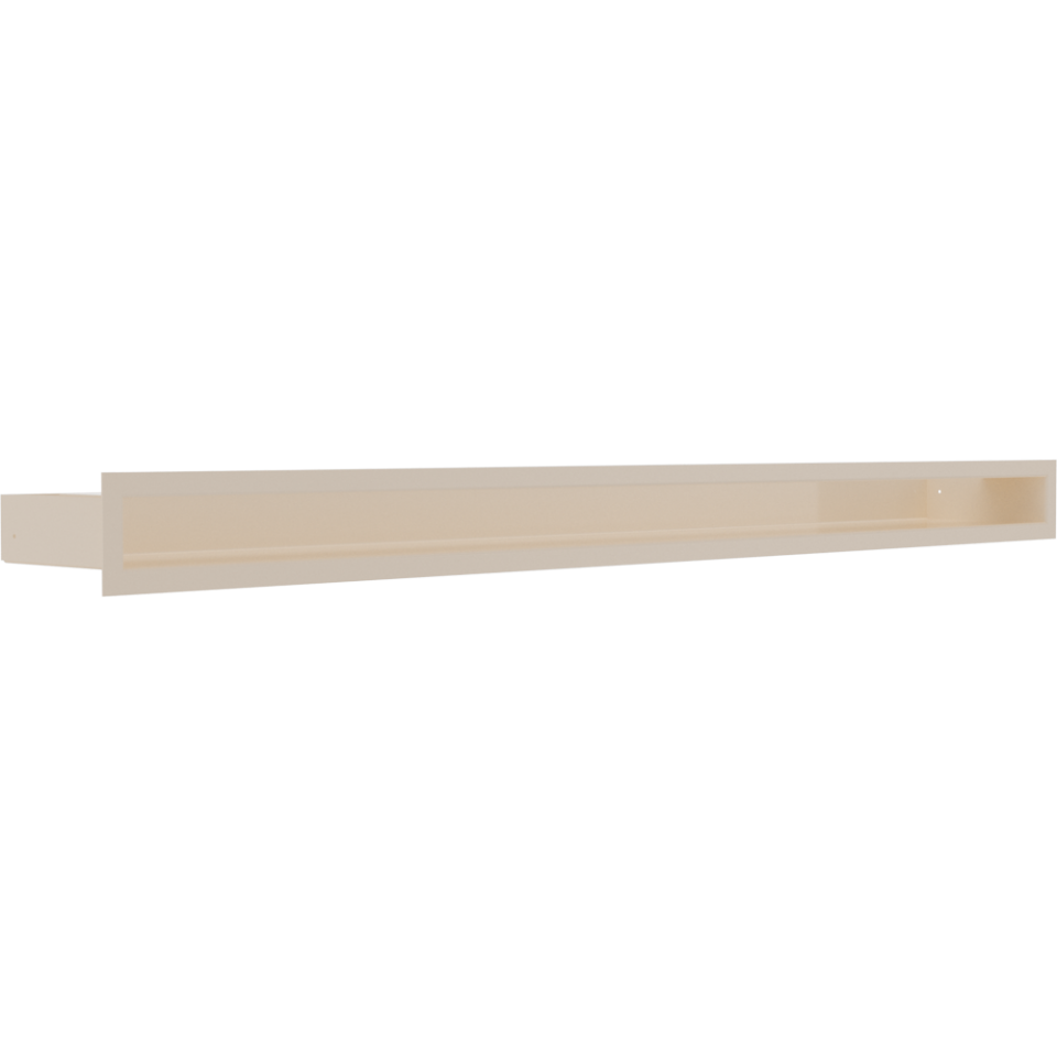 Kratki Lüftungsgitter | 60x1000x80mm | creme | LUFT/6/100/K/SF