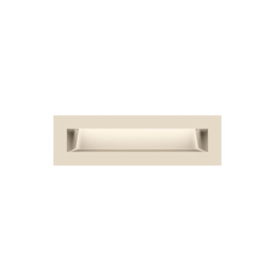 Kratki Lüftungsgitter 45S | 60x200x96,5 mm | creme