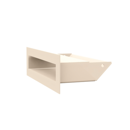 Kratki Lüftungsgitter 45S | 60x200x96,5 mm | creme