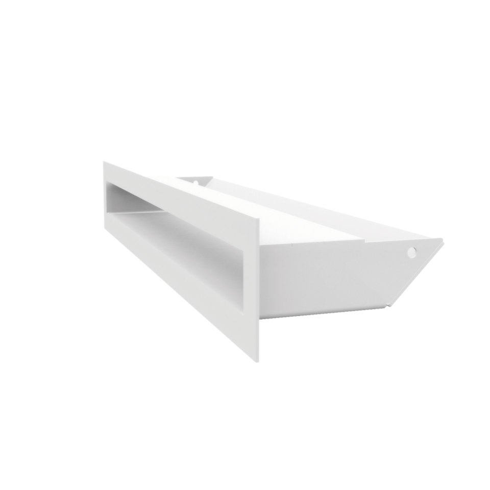 Kratki Lüftungsgitter 45S | 60x400x96,5 mm | weiß