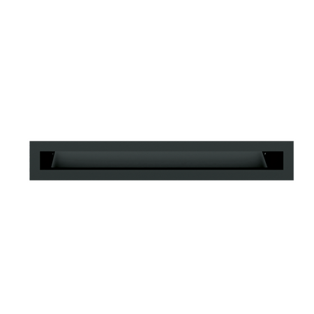 Kratki Lüftungsgitter 45S | 60x400x96,5 mm | schwarz
