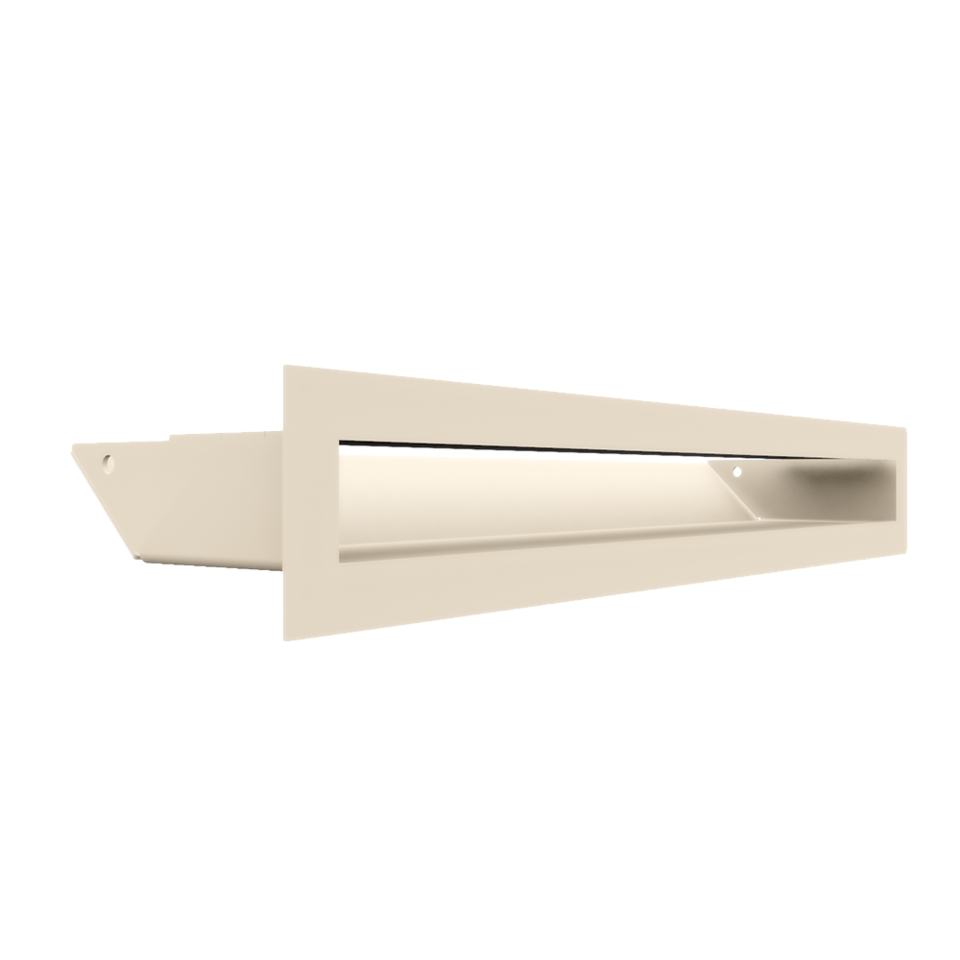 Kratki Lüftungsgitter 45S | 60x400x96,5 mm | creme