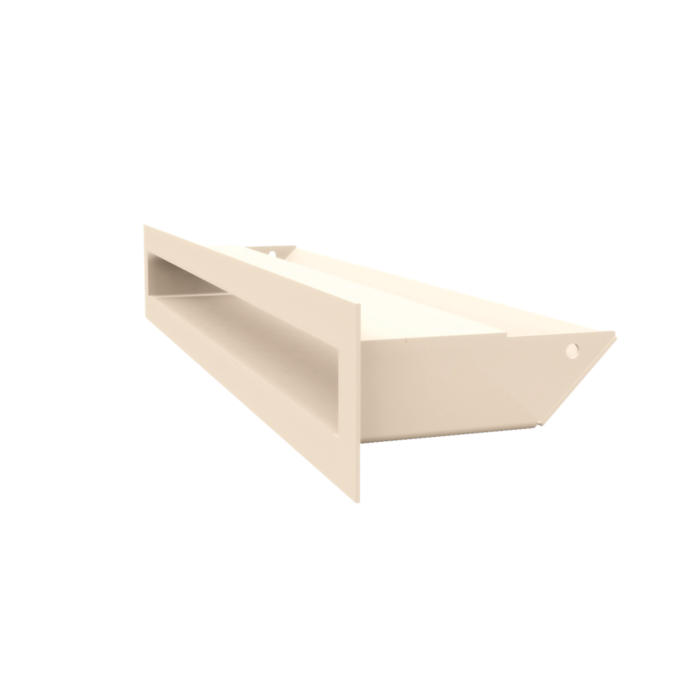 Kratki Lüftungsgitter 45S | 60x400x96,5 mm | creme