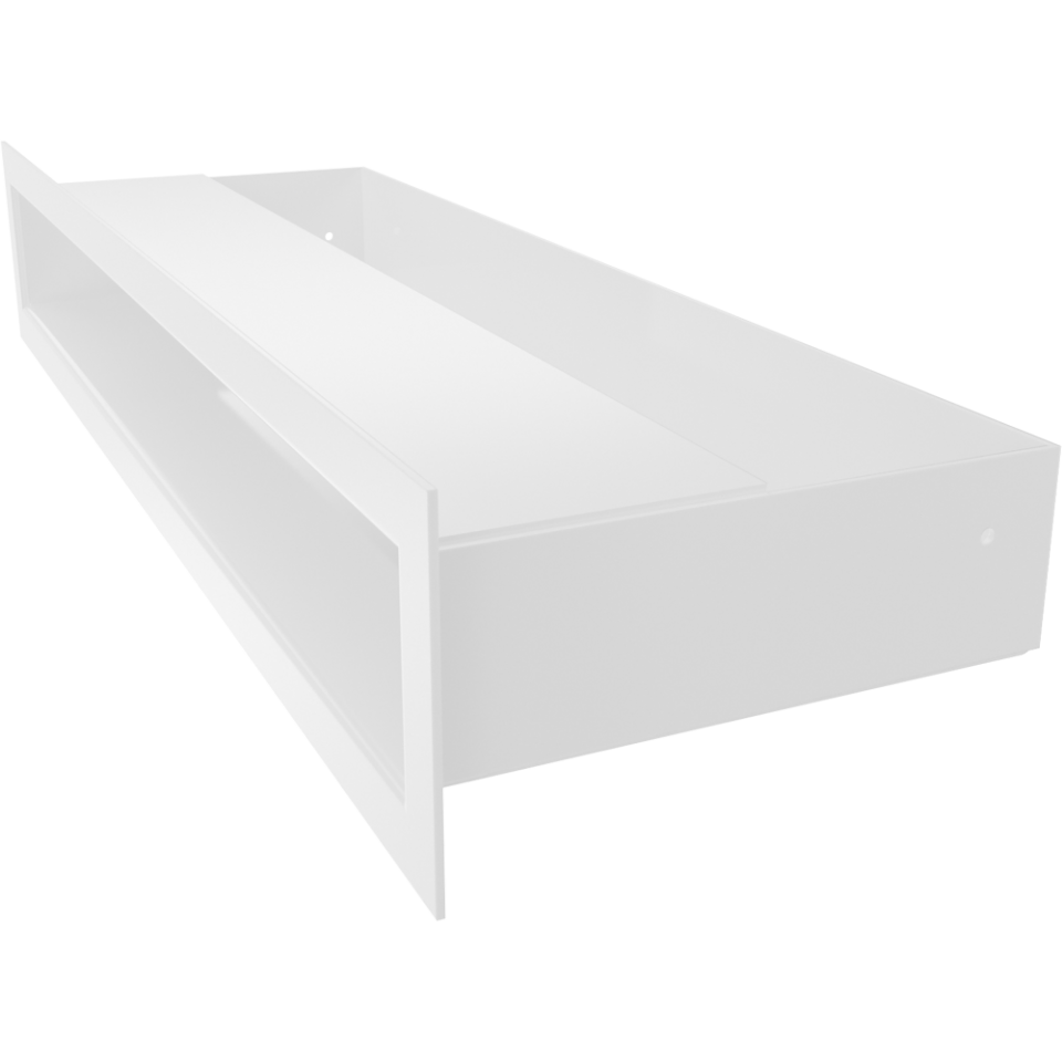 Kratki Lüftungsgitter | 60x400x98mm | weiß | LUFT/6/40/B
