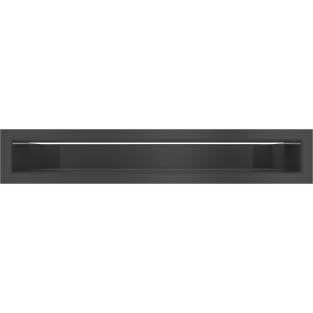 Kratki Lüftungsgitter | 60x400x98mm | schwarz | LUFT/6/40/C