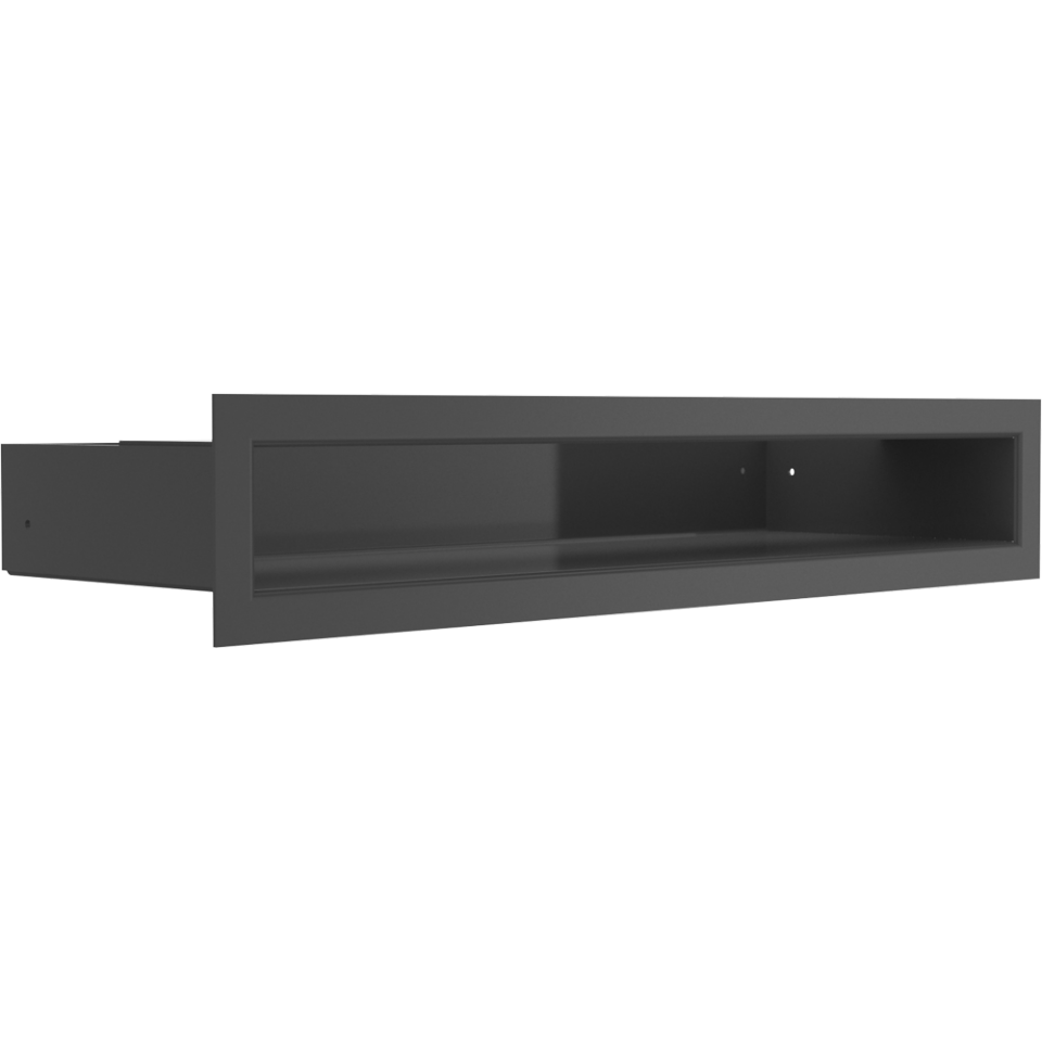 Kratki Lüftungsgitter | 60x400x98mm | schwarz | LUFT/6/40/C