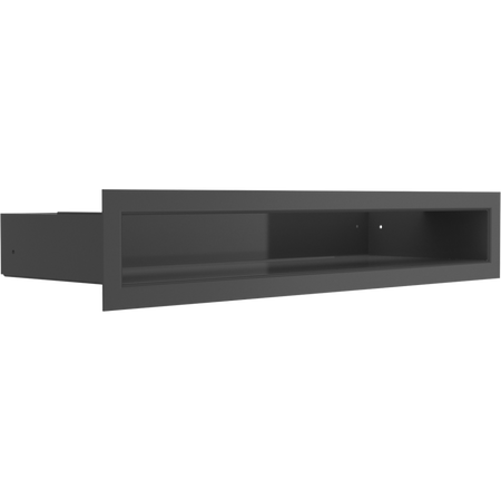 Kratki Lüftungsgitter | 60x400x98mm | schwarz | LUFT/6/40/C