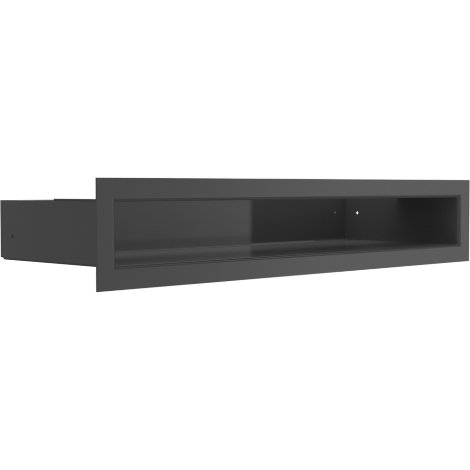 Kratki Lüftungsgitter | 60x400x98mm | schwarz | LUFT/6/40/C