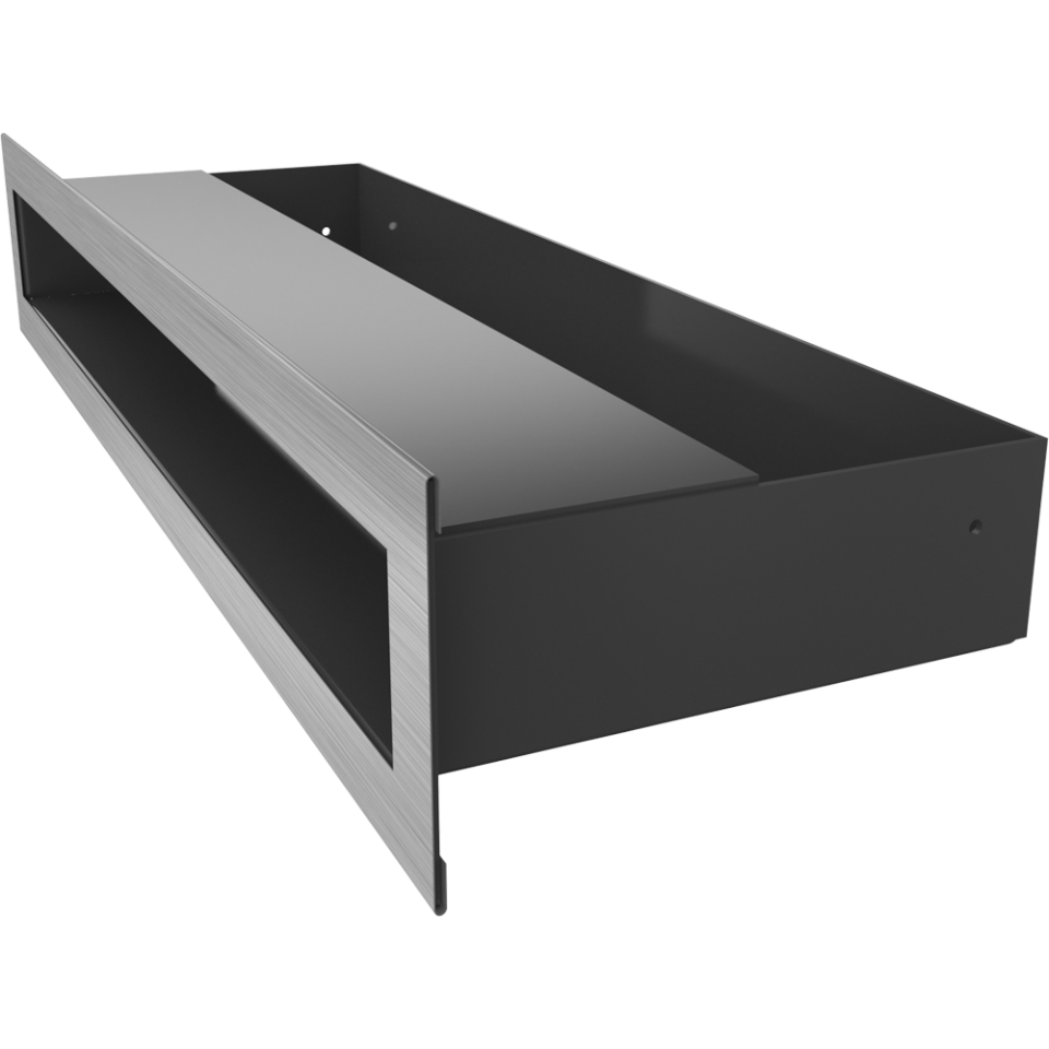 Kratki | Lüftungsgitter | 60x400x98mm | geschliffen | LUFT/6/40/SZ