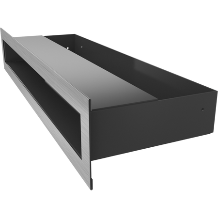 Kratki | Lüftungsgitter | 60x400x98mm | geschliffen | LUFT/6/40/SZ