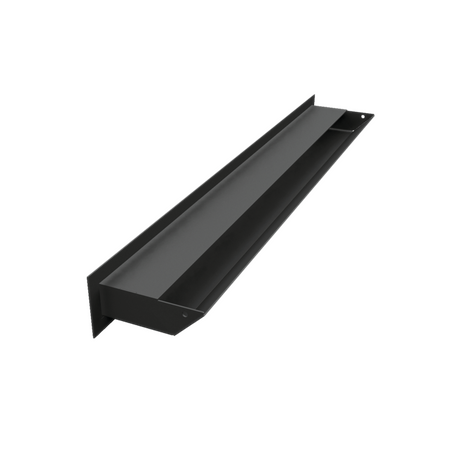 Kratki Lüftungsgitter 45S | 60x600x96,5 mm | schwarz 