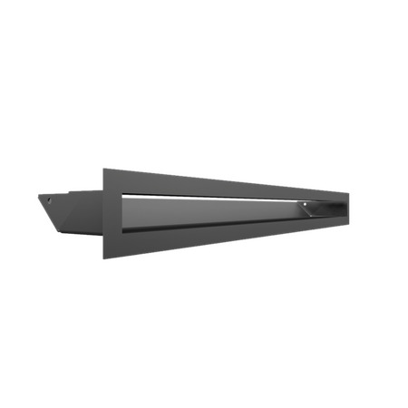 Kratki Lüftungsgitter 45S | 60x600x96,5 mm | graphit
