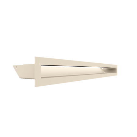 Kratki Lüftungsgitter 45S | 60x600x96,5 mm | creme
