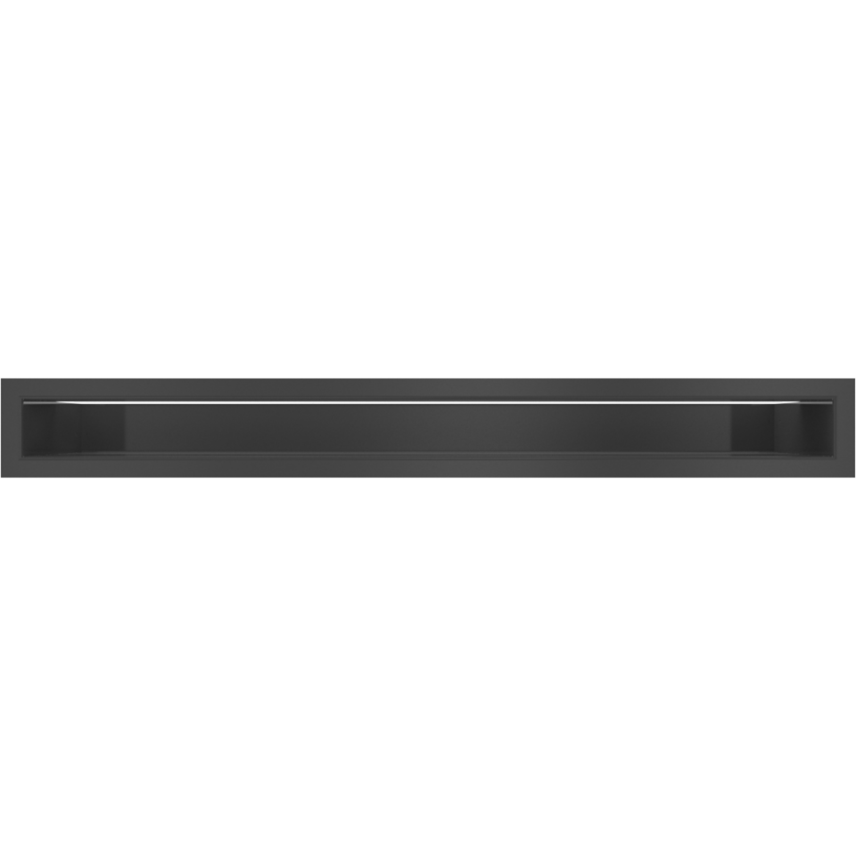 Kratki Lüftungsgitter | 60x600x80mm | schwarz | LUFT/6/60/C/SF