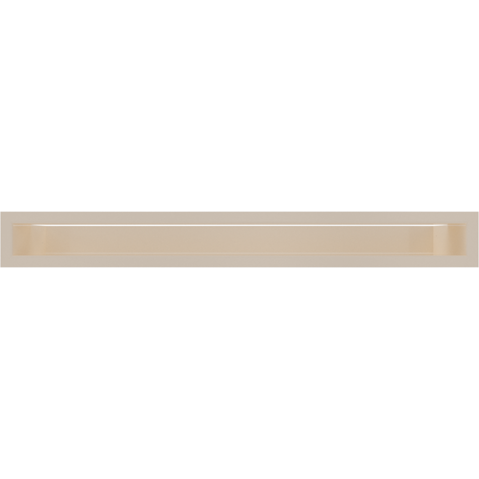Kratki Lüftungsgitter | 60x600x80mm | creme | LUFT/6/60/K/SF