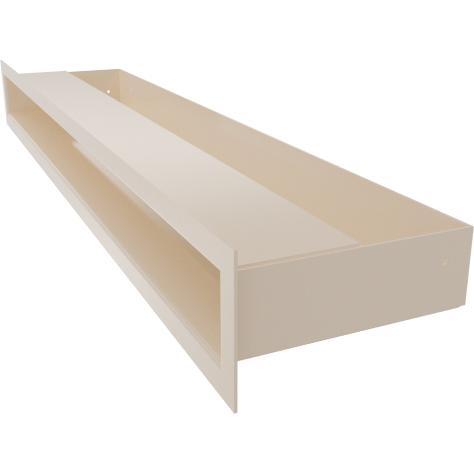 Kratki Lüftungsgitter | 60x600x80mm | creme | LUFT/6/60/K/SF
