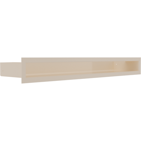 Kratki Lüftungsgitter | 60x600x98mm | creme | LUFT/6/60/K