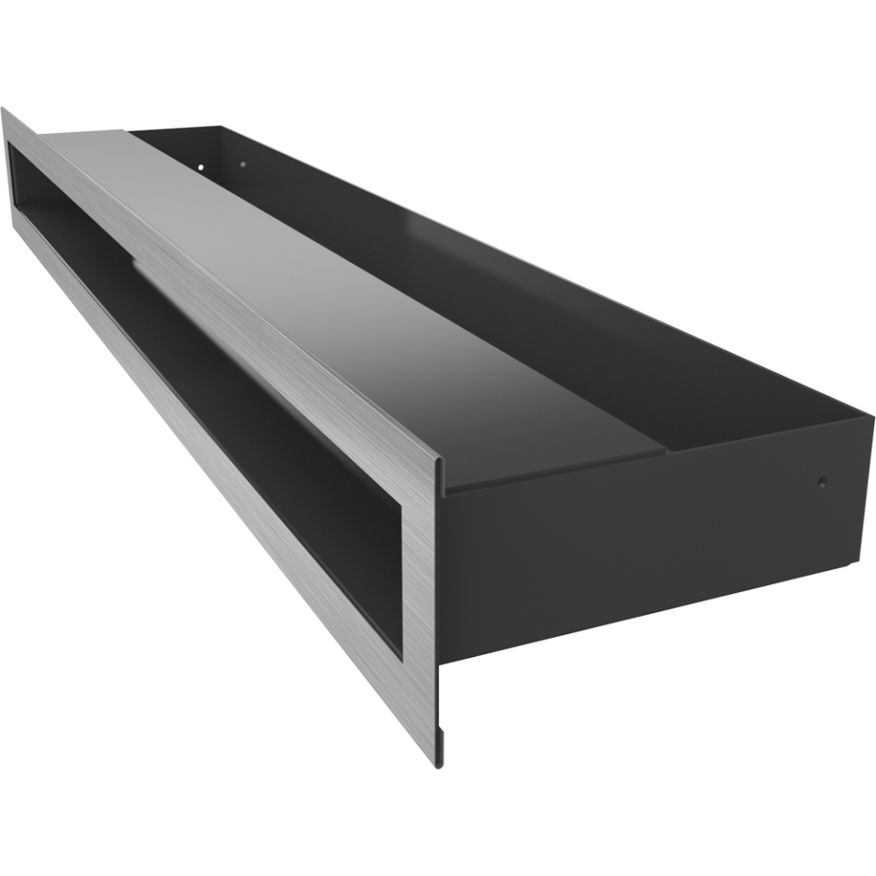 Kratki Lüftungsgitter | 60x600x98mm | geschliffen | LUFT/6/60/SZ