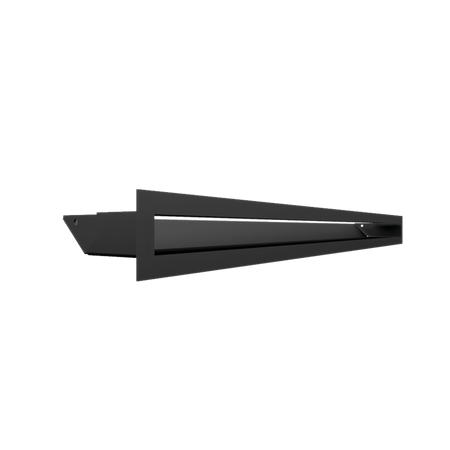 Kratki Lüftungsgitter 45S | 60x800x96,5 mm | schwarz