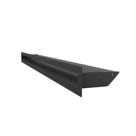 Kratki Lüftungsgitter 45S | 60x800x96,5 mm | schwarz