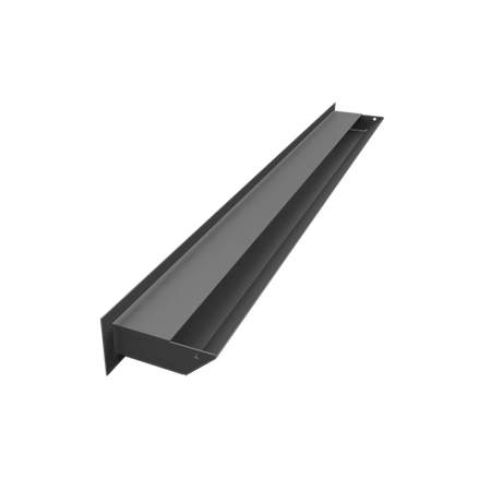 Kratki Lüftungsgitter 45S | 60x800x96,5 mm | graphit
