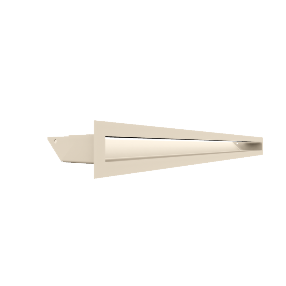 Kratki Lüftungsgitter 45S | 60x800x96,5 mm | creme 
