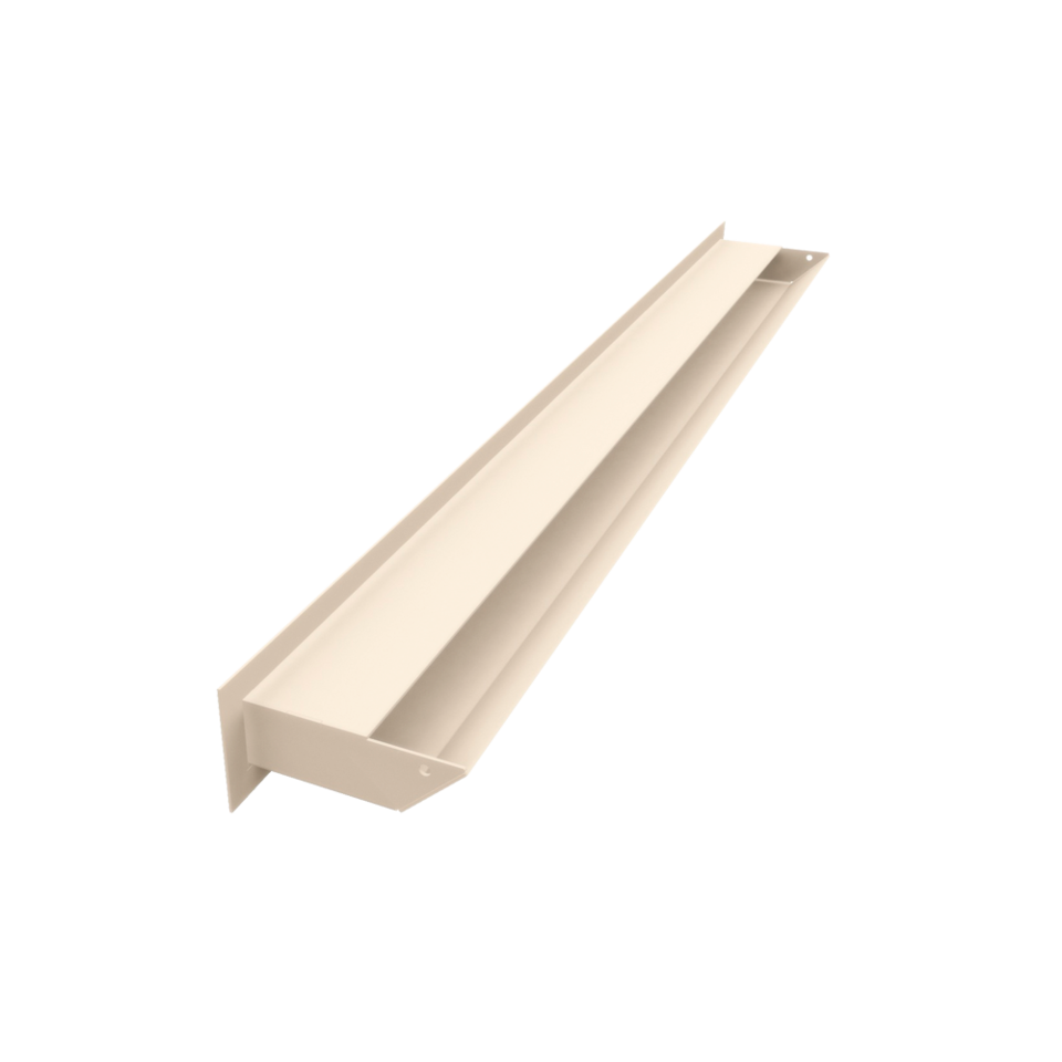Kratki Lüftungsgitter 45S | 60x800x96,5 mm | creme 