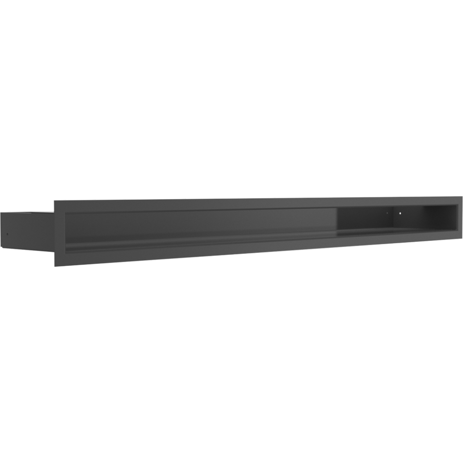 Kratki Lüftungsgitter | 60x800x98mm | schwarz | LUFT/6/80/C 