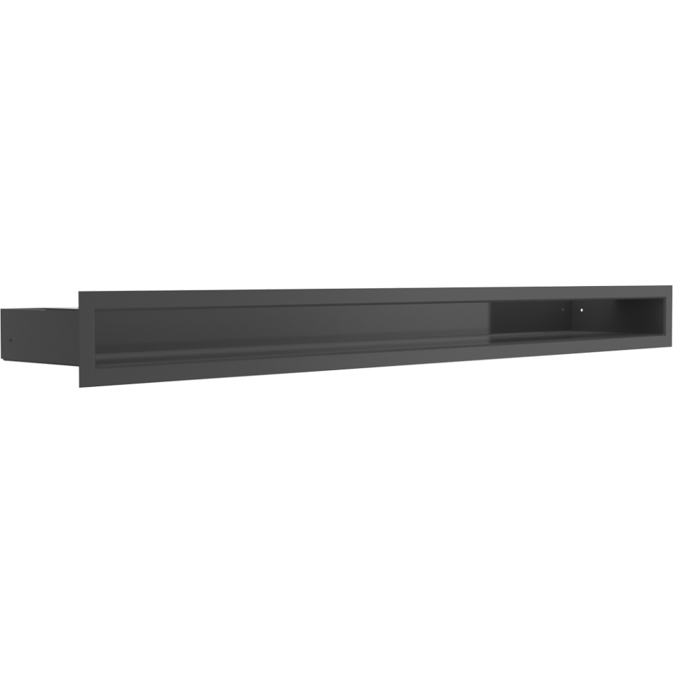 Kratki Lüftungsgitter | 60x800x80mm | schwarz | LUFT/6/80/C/SF