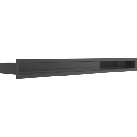 Kratki Lüftungsgitter | 60x800x80mm | schwarz | LUFT/6/80/C/SF