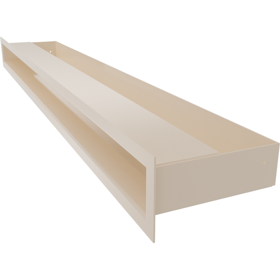 Kratki Lüftungsgitter | 60x800x80mm | creme | LUFT/6/80/K/SF