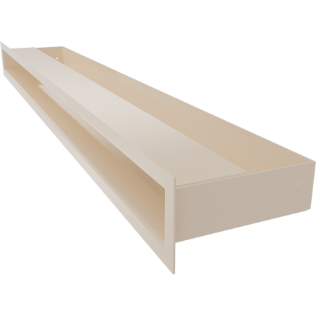 Kratki Lüftungsgitter | 60x800x80mm | creme | LUFT/6/80/K/SF