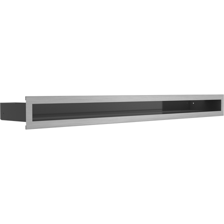 Kratki Lüftungsgitter | 60x800x98mm | geschliffen | LUFT/6/80/SZ 