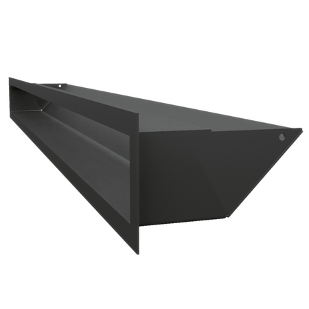 Kratki Lüftungsgitter 45S | 90x1000x126,5 mm | schwarz 