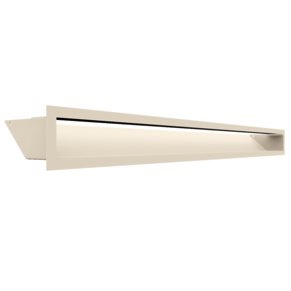 Kratki Lüftungsgitter 45S | 90x1000x126,5 mm | creme