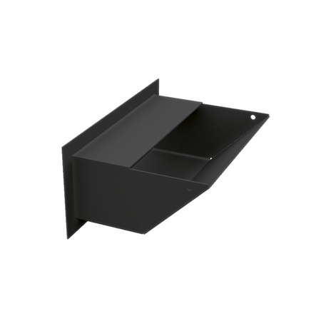 Kratki Lüftungsgitter 45S | 90x200x126,5 mm | schwarz
