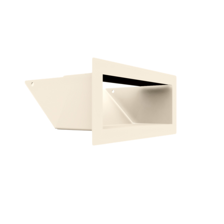 Kratki Lüftungsgitter 45S | 90x200x126,5 mm | creme