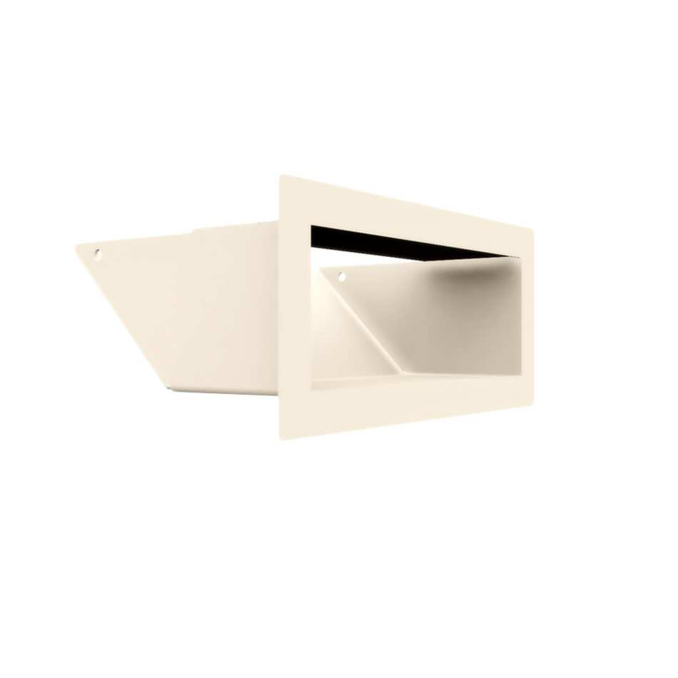 Kratki Lüftungsgitter 45S | 90x200x126,5 mm | creme