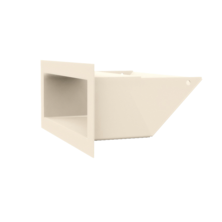 Kratki Lüftungsgitter 45S | 90x200x126,5 mm | creme