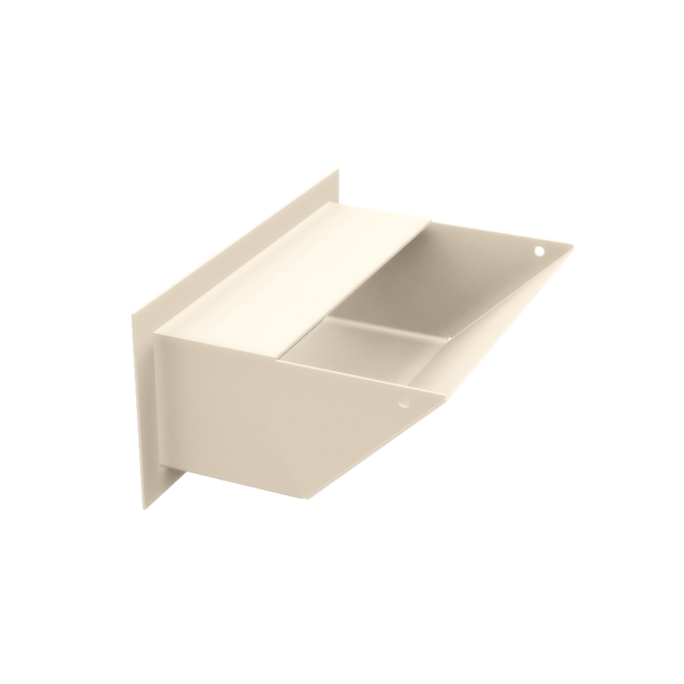 Kratki Lüftungsgitter 45S | 90x200x126,5 mm | creme