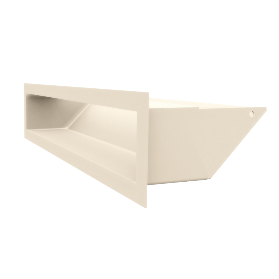 Kratki Lüftungsgitter 45S | 90x400x126,5 mm | creme