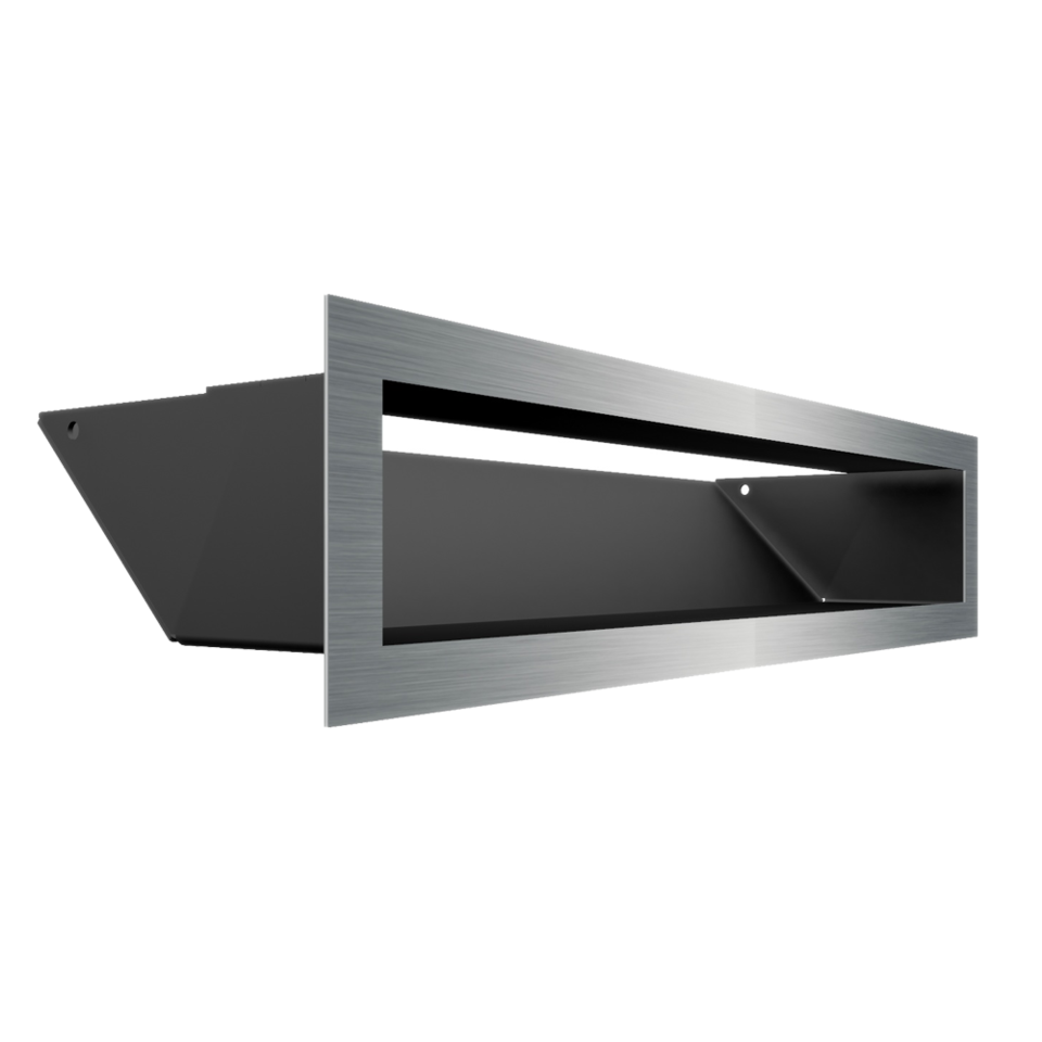 Kratki Lüftungsgitter 45S | 90x400x126,5 mm | geschliffen