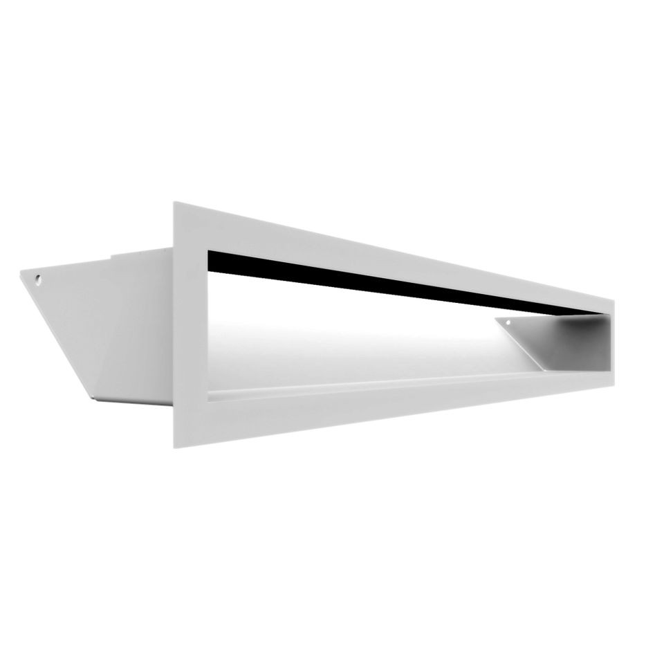 Kratki Lüftungsgitter 45S | 90x600x126,5 mm | weiß