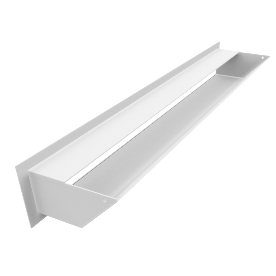 Kratki Lüftungsgitter 45S | 90x600x126,5 mm | weiß