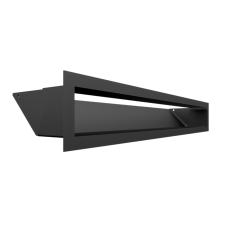 Kratki Lüftungsgitter 45S | 90x600x126,5 mm | schwarz